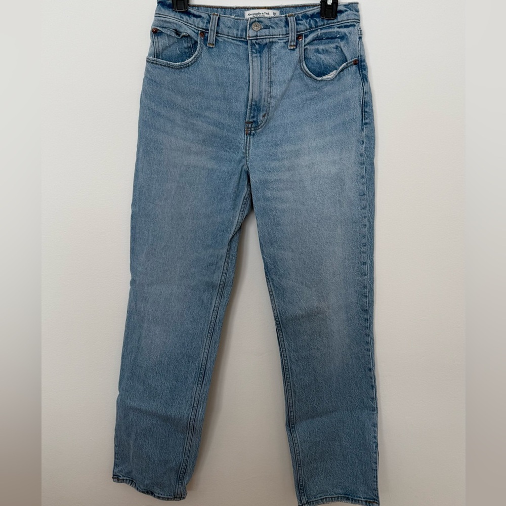 Abercrombie & Fitch Light Blue Straight Jeans